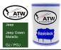 Preview: Jeep, Jeep Green Metallic, GJ / PGJ: 500ml Lackdose, von ATW Autoteile West.